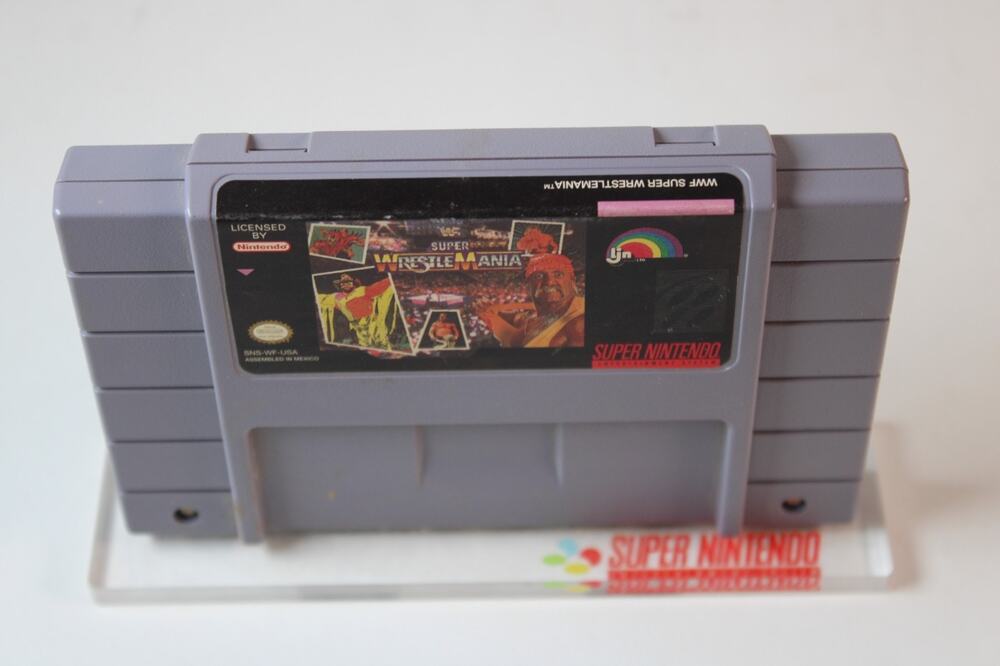 WWF Super WrestleMania (Nintendo SNES, 1992) Game Cartridge only